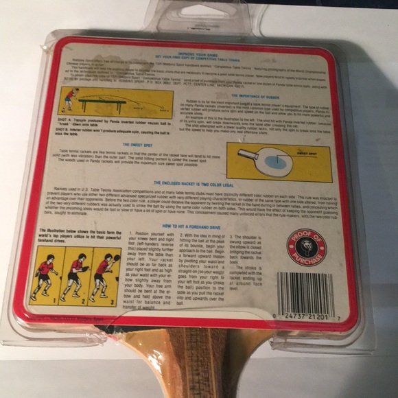 PANDA TOURNAMENT TABLE TENNIS RACKET - Picture 3 of 5